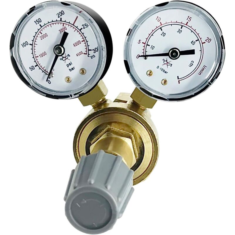 Ccykxa - Détendeur - Manomètre - Gaz de protection Argon/CO² Helium - mig/mag/tig/tig Soudage - vector welding