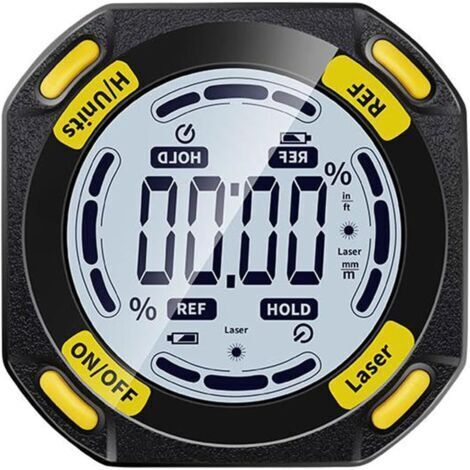 CCYKXA Digital Angle Finder Laser Electronic Level Box USB Rechargeable Digital Level Protractor Inclinometer Lasers Digital Angle Measurement Ruler