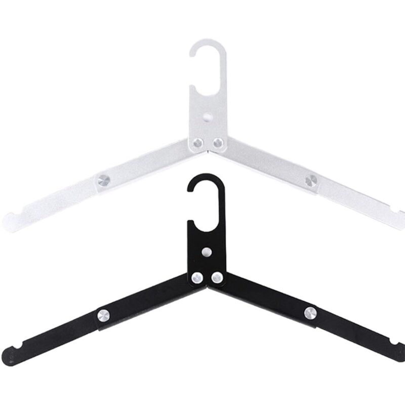 CCYKXA Ensemble de cintres de voyage, portant à vêtements pliable en alliage d'aluminium, idéal pour les voyages, les activités de plein air et le