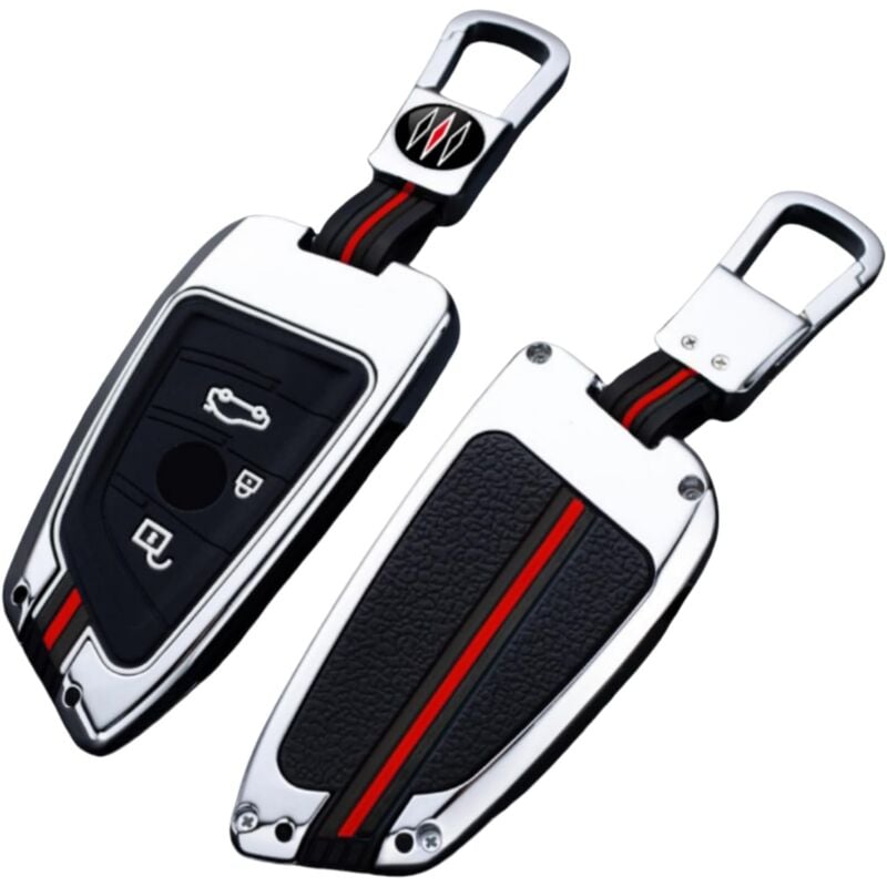 Ccykxa - Funda para llave de coche (3/4 botones) para bmw X1, X3, X4, X5, F15, X6, F16, G30, Serie 7, G11, F48, F39, 520, 525, F30, 118i, 218i, 320i