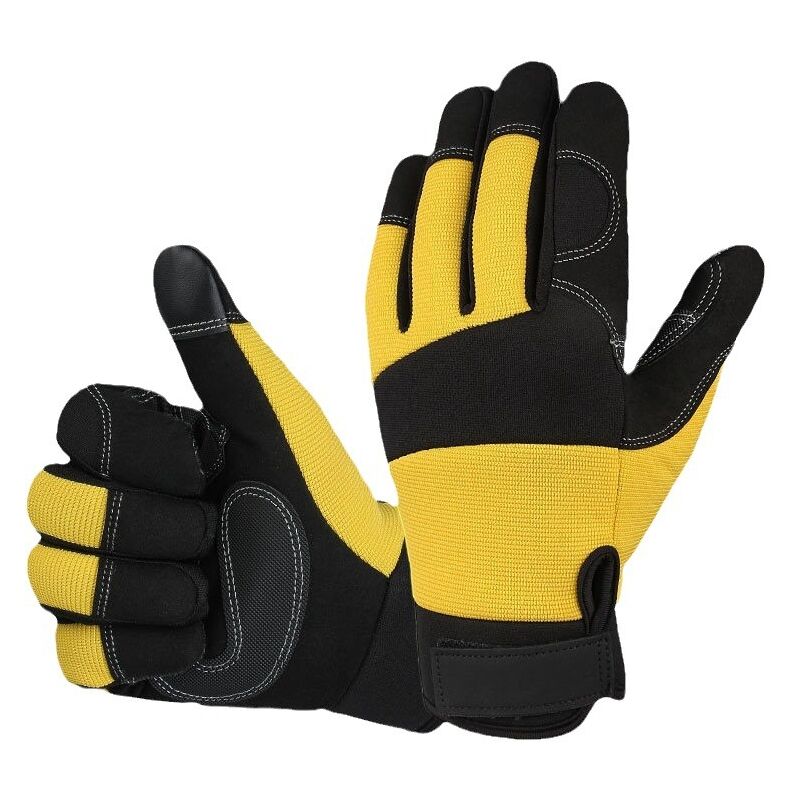 Gants de Jardinage en Cuir de Vachette–Respirant–Gants de Travail pour Jardin Anti-épines et Anti-Coupures - Gants de Jardin avec Poignet Extensible