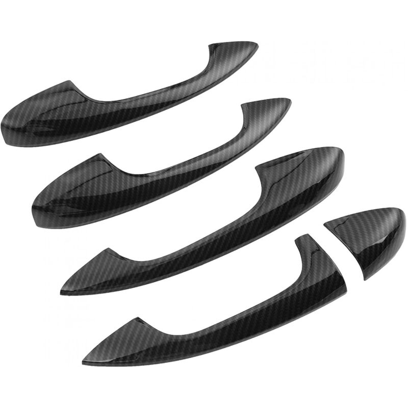 Garniture de couvercle poignée porte fibre carbone voiture pour classe c W205 glc X253 2015-2018 glc x253 c coupé w205 a led lumière courtoisie