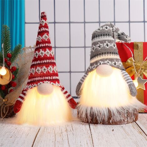 Gnome Noel - Lutin de Noel Suédois Peluche 50 cm de Haut