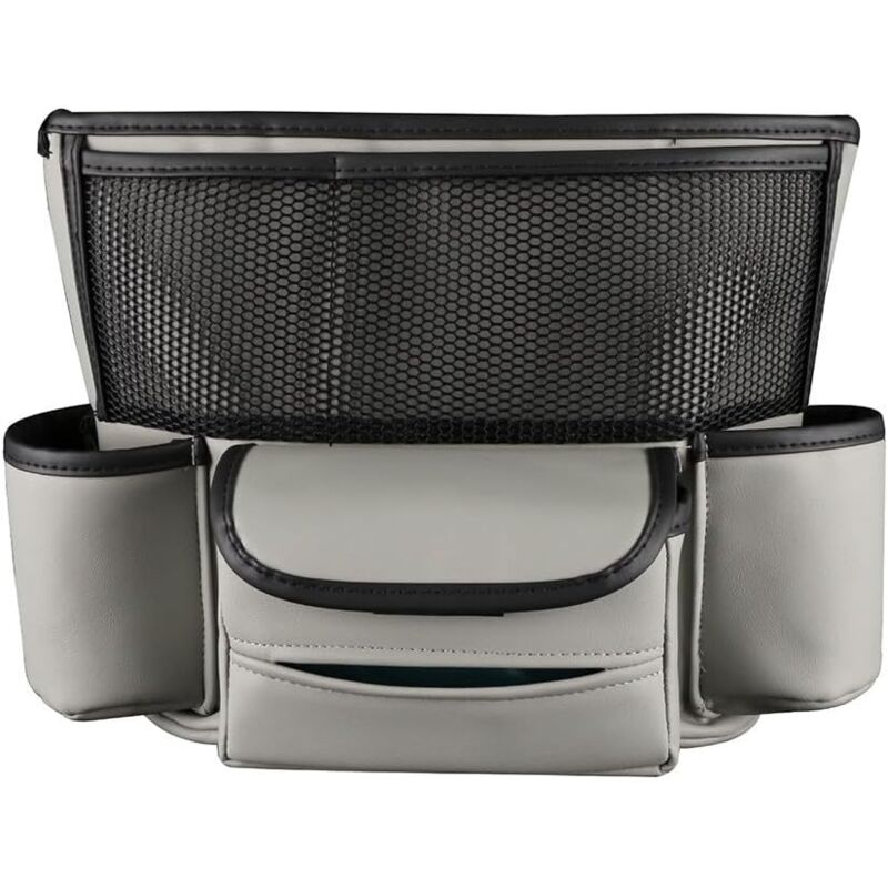 Ccykxa - gris)pour Sac de rangement pour voiture, sac de rangement amovible de grande capacité pour voiture