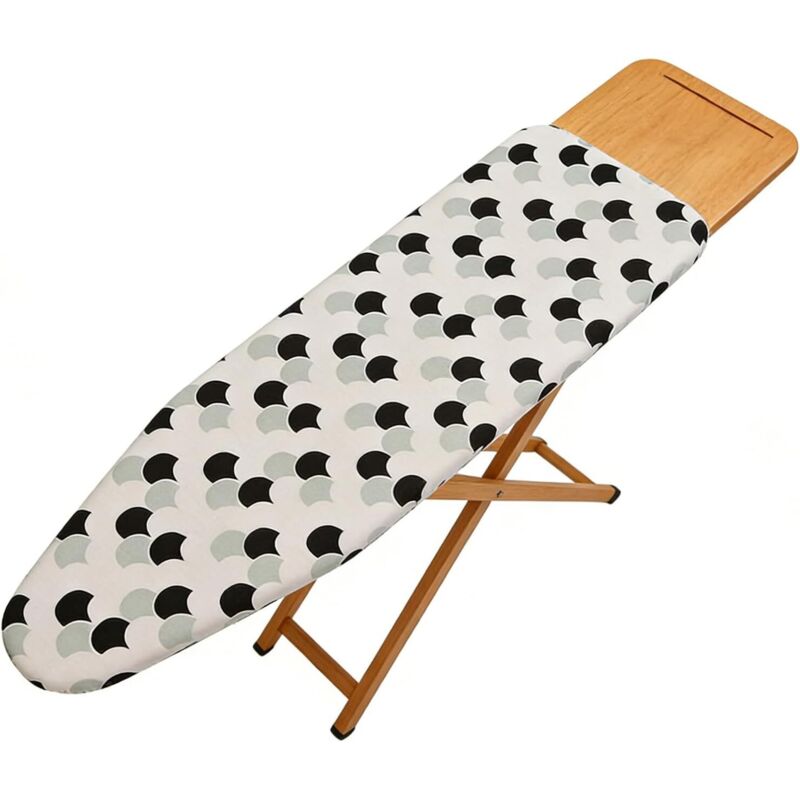 CCYKXA Heavy-duty ironing board cover – Stain-resistant cushion, thermal insulation layer Practical ironing board accessory, for apartment, dorm,