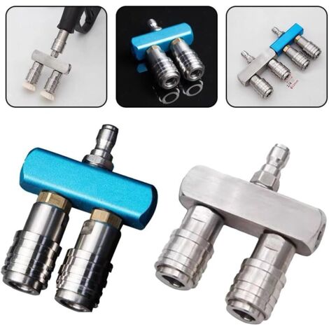 CCYKXA High Pressure Spray Nozzle, Non-self-locking Multi-function for Cleaning Machine Dual Nozzle Rod Adapter Accessory for Car Wash
