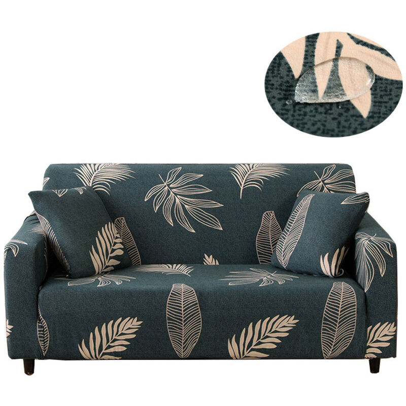 Housse de Canapé 2 Place 140-180cm Couverture Canapé avec Accoudoirs Moderne Couvre Canapé Elastique Universelle Revêtement de Canapé Housse de