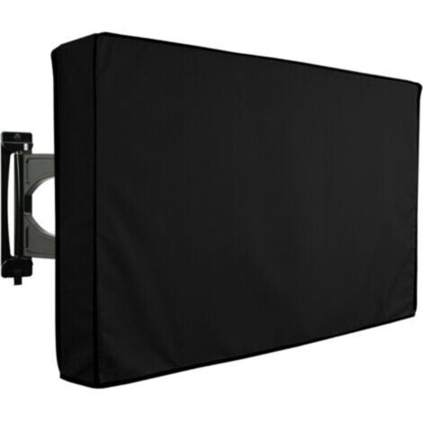 Ccykxa – Housse de protection pour téléviseur d'extérieur 50-52' – Étanche et durable – Poche télécommande – Compatible avec supports muraux