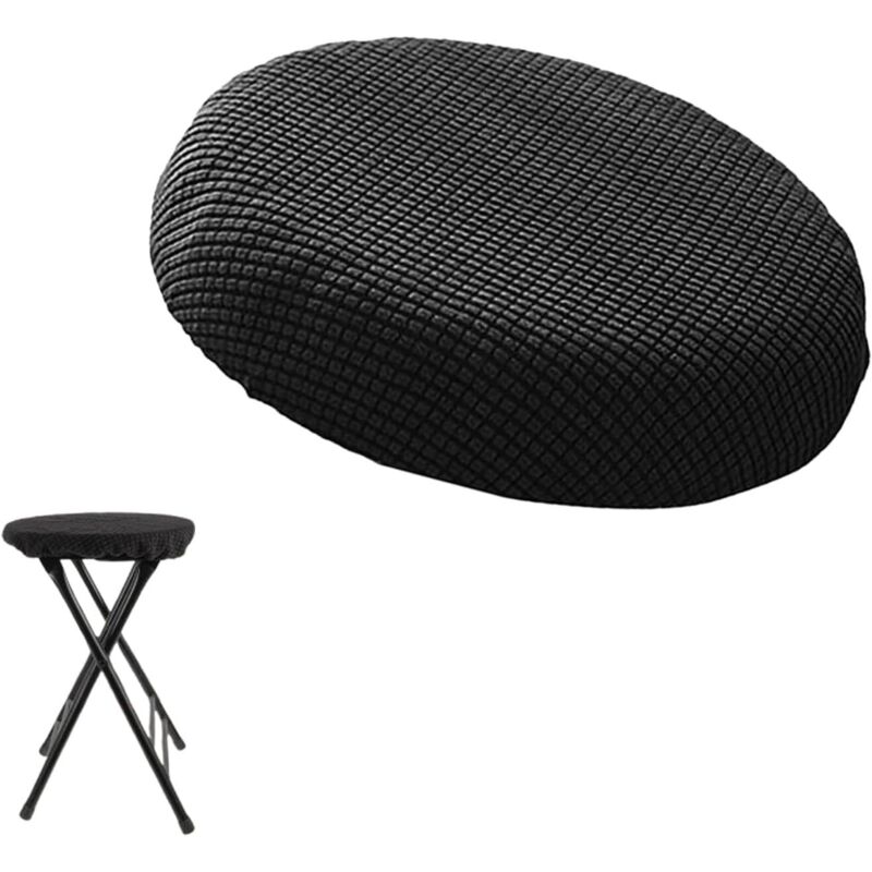 CCYKXA Housse de Tabouret Lavable Élastique Tabouret Coussin Couverture Housse de Chaise Ronde Extensible pour Chaise de Bureau Salle à Manger Bar