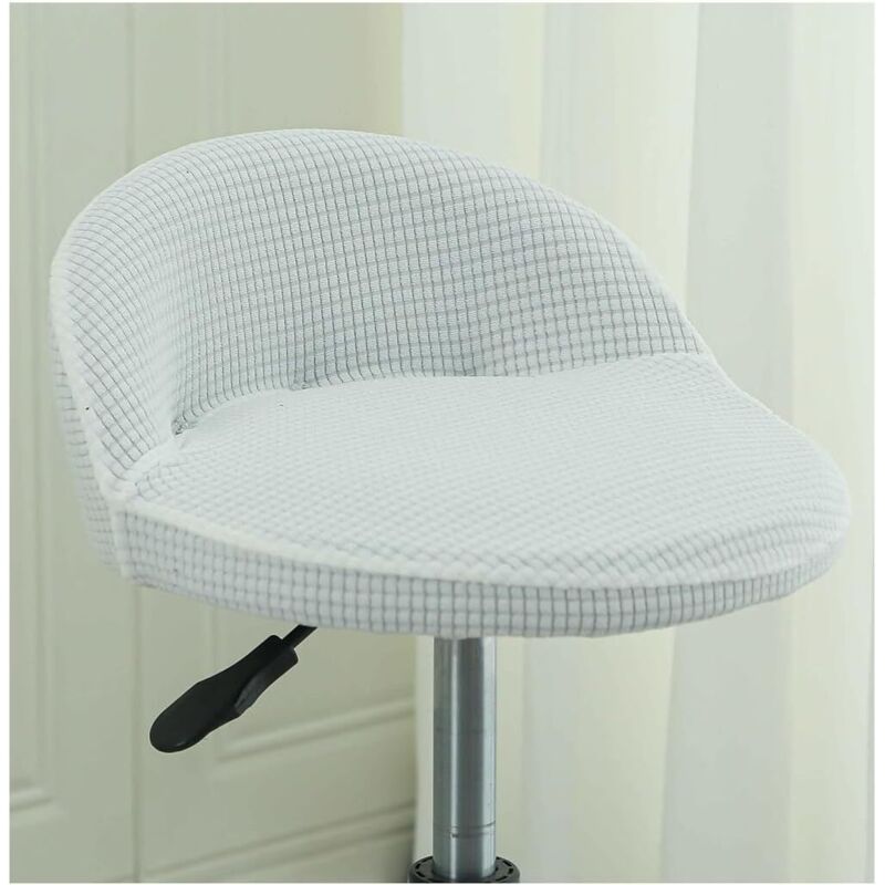 CCYKXA Housse de Tabouret Ronde Pivotant de Bar avec Petit Dossier Lune Modernes Irrégulière Couvre Tabouret Haute Bar Cuisine Scandinave Couverture