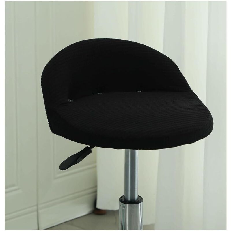 CCYKXA Housse de Tabouret Ronde Pivotant de Bar avec Petit Dossier Lune Modernes Irrégulière Couvre Tabouret Haute Bar Cuisine Scandinave Couverture