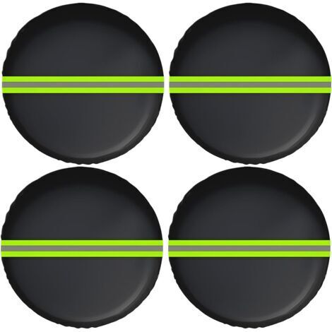CCYKXA Housses de roue Protection de pneu coupe-vent, réfléchissante, imperméable et anti-poussière, pour voyage, maison, route, remorque, garage, camping, stationnement, camping-car en plein air 31-