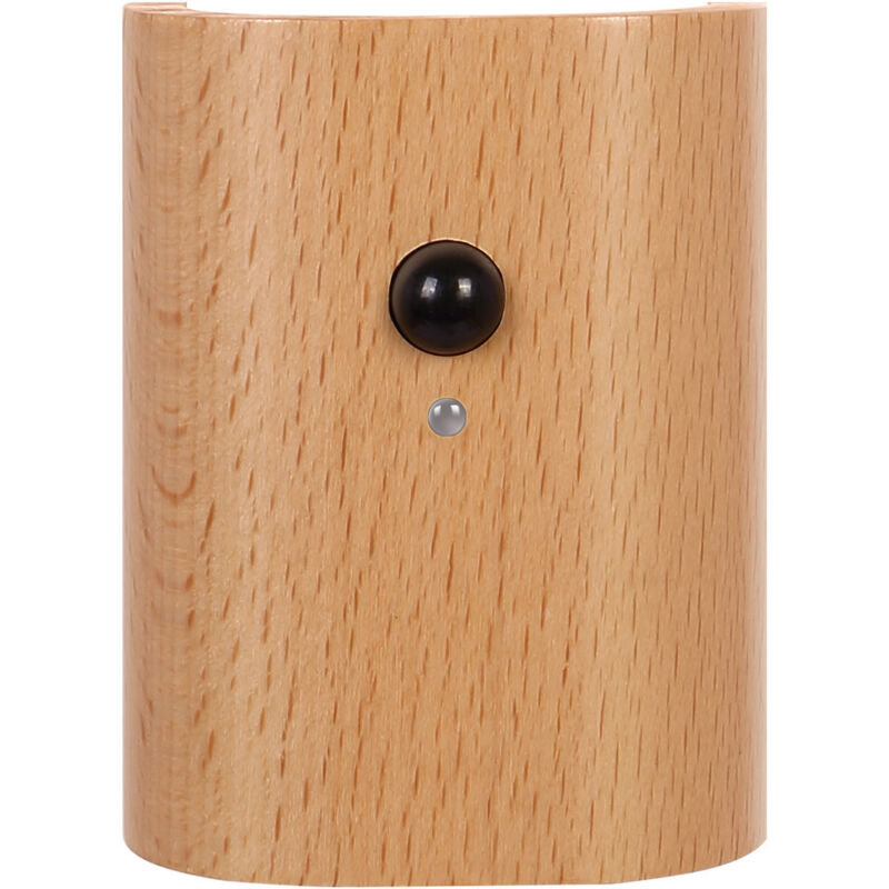 CCYKXA Indoor Wall Light with Motion Sensor, Wireless USB Rechargeable LED Wall Lamp, Wooden Wall Sconce, No Drilling Required, for Bedroom, Bedside,