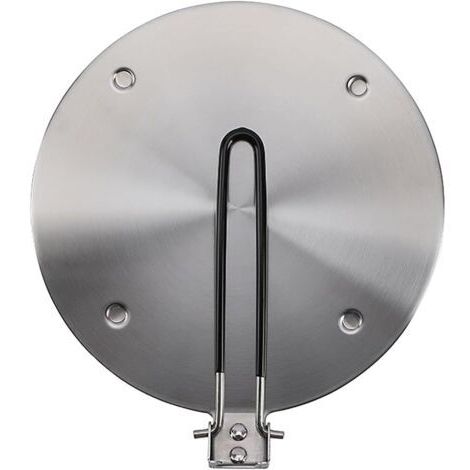 CCYKXA Induction Hob Adapter, Induction Hob Heat Diffuser for Coffee Makers and Cookware with Removable Handle, Heat Diffuser Adapter for Induction Hobs, 20cm
