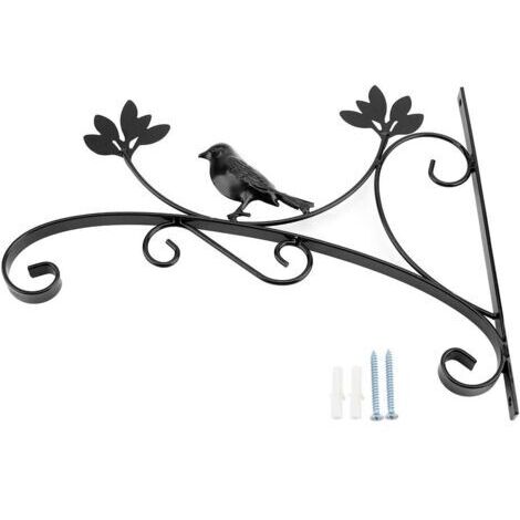 CCYKXA Iron Plant Hook, Iron Wall Hanging Bracket, Plant Hanger, Flower Pot Hook for Home, Patio, Lawn, Garden Decor, Bird Feeders