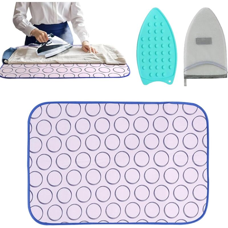 CCYKXA Ironing Mat Portable Ironing Board Sewing Accessories Portable Cover for Washing and Drying Clothes