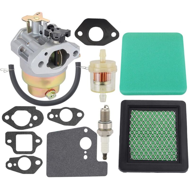 Kit carburateur avec Joint d'étanchéité Kit de Filtre à air + Joints + Filtre à Carburant Accessoire kit pour Honda GCV135 GCV160 GC135 160 HRB216