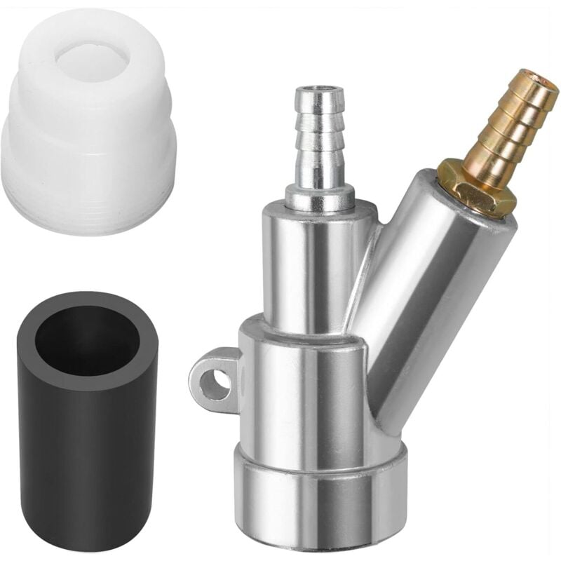 Ccykxa - Kit de pistolet de sablage à air comprimé avec une buse de sablage en carbure de bore de 8 mm pour pièces d'armoire de sablage abrasives