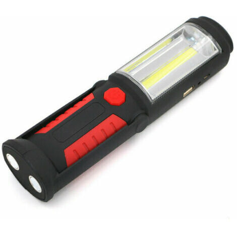 CCYKXA Lampe de travail portable, lampe torche rechargeable, lampe torche magnétique pour machine