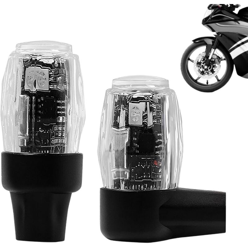 CCYKXA LED Rim Lights - LED Tire Lights, LED Wheel Lights Bicycle Tire Lights with Vibration and Optical Detection, LED Flashing Wheel Light for