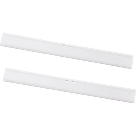 CCYKXA Lèvre en Caoutchouc de 25 cm, pour raclette de Douche, Blanc Lèvres de Rechange en Silicone, 2 pièces