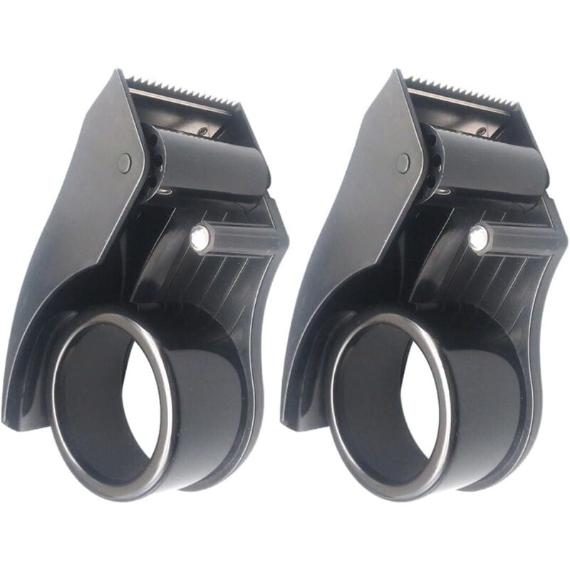 CCYKXA Lightweight Adhesive Tape Dispensers with Tape Cutter, 2 Pieces for Sealing and Weatherproofing, Warehouse Use, Random Color