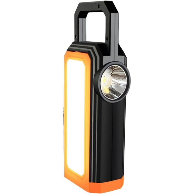 Ccykxa - Linterna solar , linterna solar para acampar, linterna led portátil para acampar Linterna exterior impermeable, luz deslumbrante para cortes