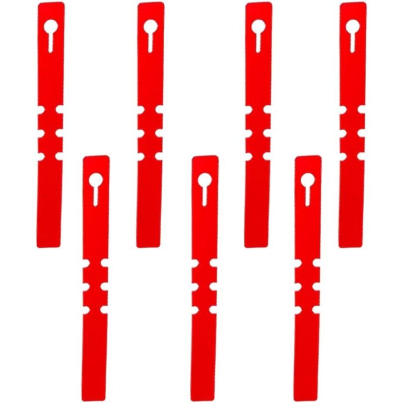 CCYKXA Lot de 100 étiquettes en plastique pour plantes - Rouge - Réglable - À suspendre autour de l'arbre - Marqueurs de nom pour semences, légumes, CCYKXA Lot de 100 étiquettes en plastique pour plantes - Rouge - Réglable - À suspendre autour de l'arbre - Marqueurs de nom pour semences, légumes,