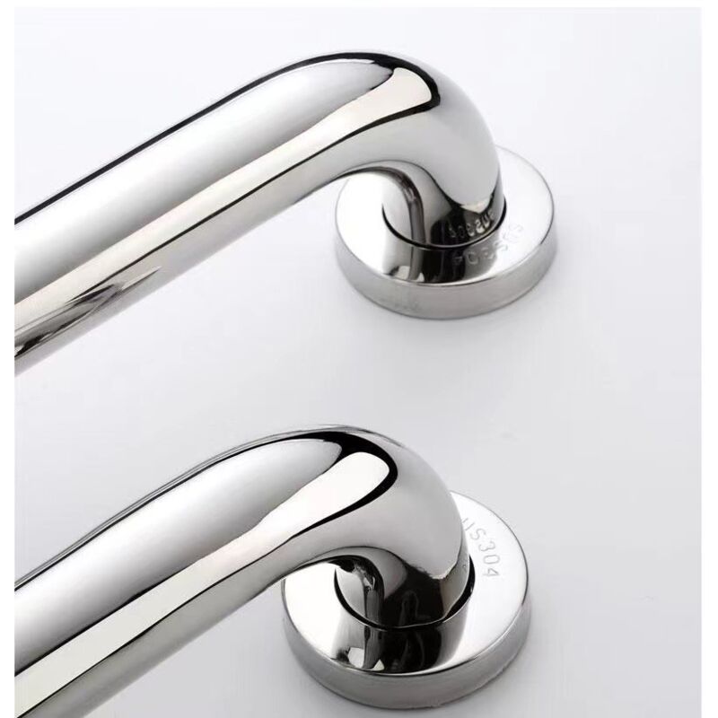 Ccykxa - Lot de 2 Barre D'Appui wc, Acier Inox Maintien Poignée Douche, 30cm Barre d'Appui Salle de Bain Coudée, Barres Douche, Baignoire Main