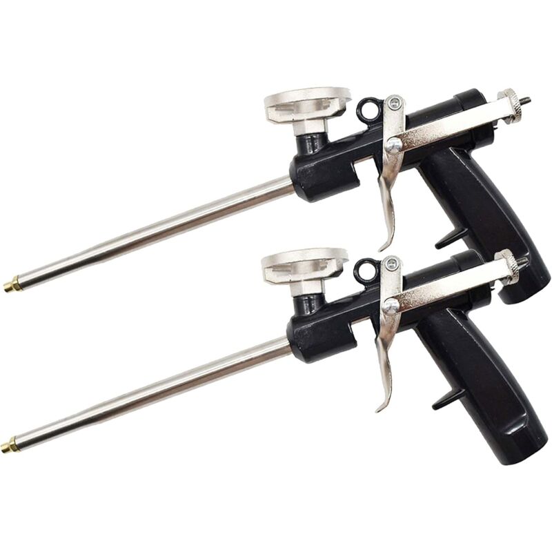 Ccykxa - Lot de 2 Pistolet Mousse Expansive, Pistolet Mousse Polyurethane avec Jet de Mousse à Plus Grand Rendement, Idéal pour Les Entrepreneurs