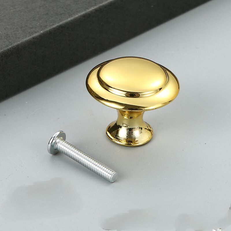 Ccykxa - Lot de 24 boutons de placard vintage chic en laiton antique - Boutons de porte ronds de 30 mm