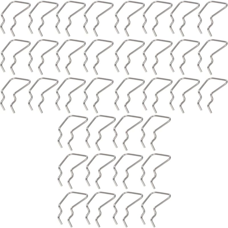 Ccykxa - Lot de 36 pinces de rangement en métal inoxydable pour accrocher le garage perforé double crochet pour mur perforé présentoir présentoir