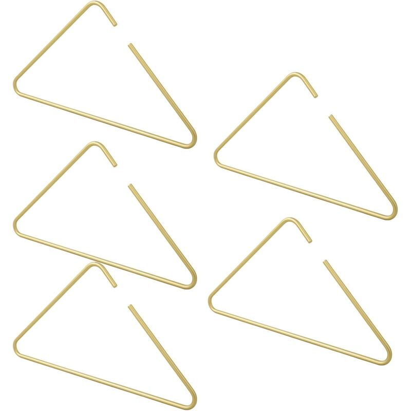 Ccykxa - Lot de 5 cintres en forme de triangle antidérapants à bords lisses épais – Déformés pour vêtements secs imperméables, manteaux, pantalons,