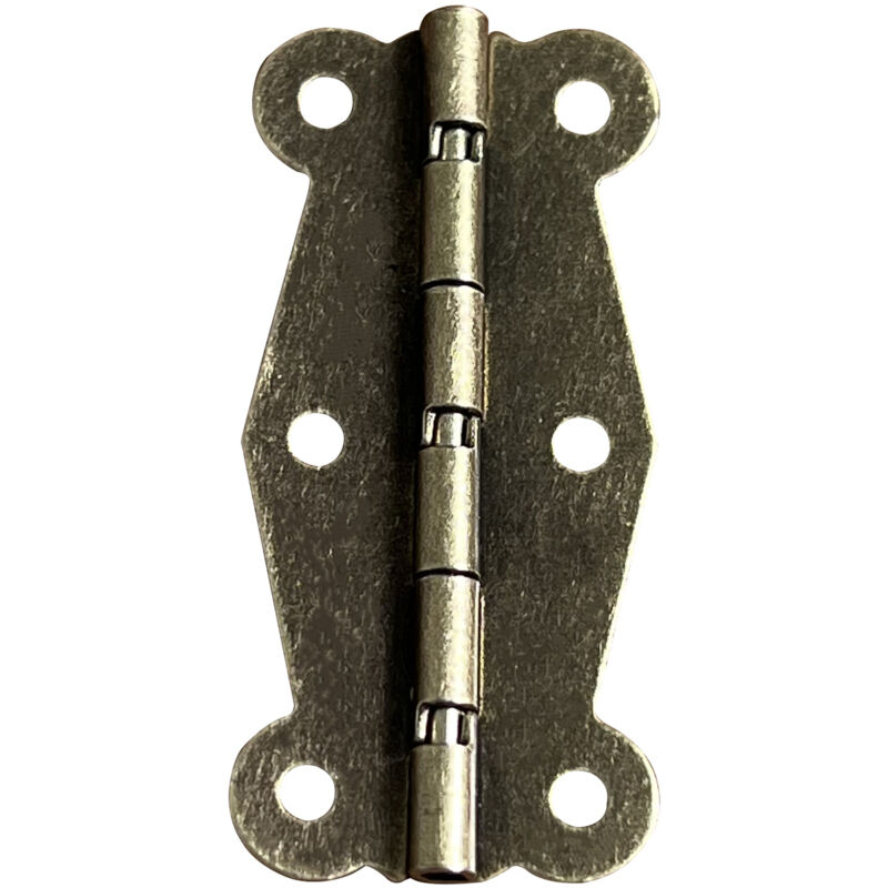 Lot de 60 charnières pour meubles de maison - 50 x 25 mm - Charnières décoratives en bois - Ccykxa