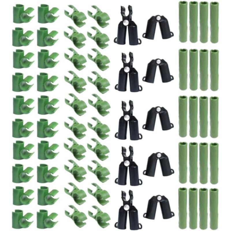 Ccykxa - Lot de 70 connecteurs réglables en Plastique pour Treillis de Plantes - 11 mm