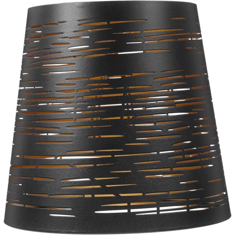 CCYKXA Metal Lampshade for Floor Lamps, Hollow Circular Striped Lampshade, Decorative Replacement Lampshade for Table Lamp