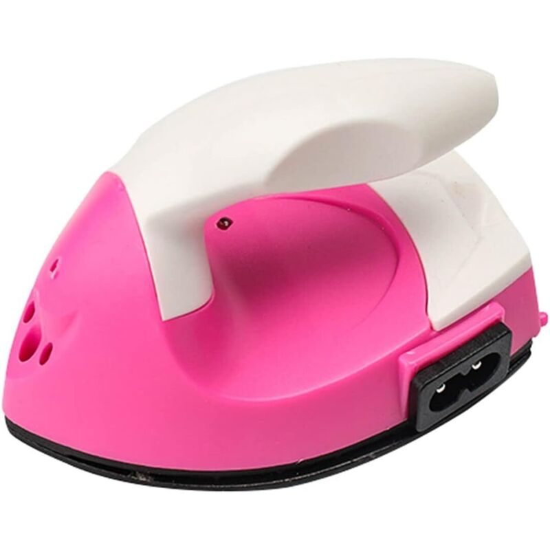 CCYKXA Mini electric iron, steam iron for travel clothes, mini heat press with charging base, accessories for t-shirts, clothes, shoes, hats