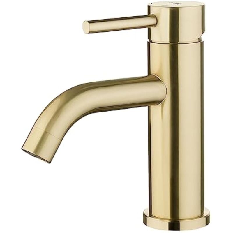 Ccykxa - Mitigeur de Lavabo - Robinet de Salle de Bains Monocommande, Robinets de lavabo à Tiroir en Céramique à Faible Bruit, Corps en Acier