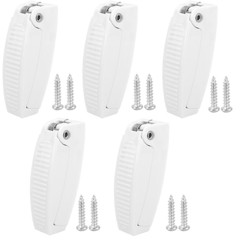 CCYKXA Motorhome Door Lock Clip-on Latches, Door Stoppers, Window Latches, Plastic Support Latches - for Motorhomes, Caravans, Trailers, Travel