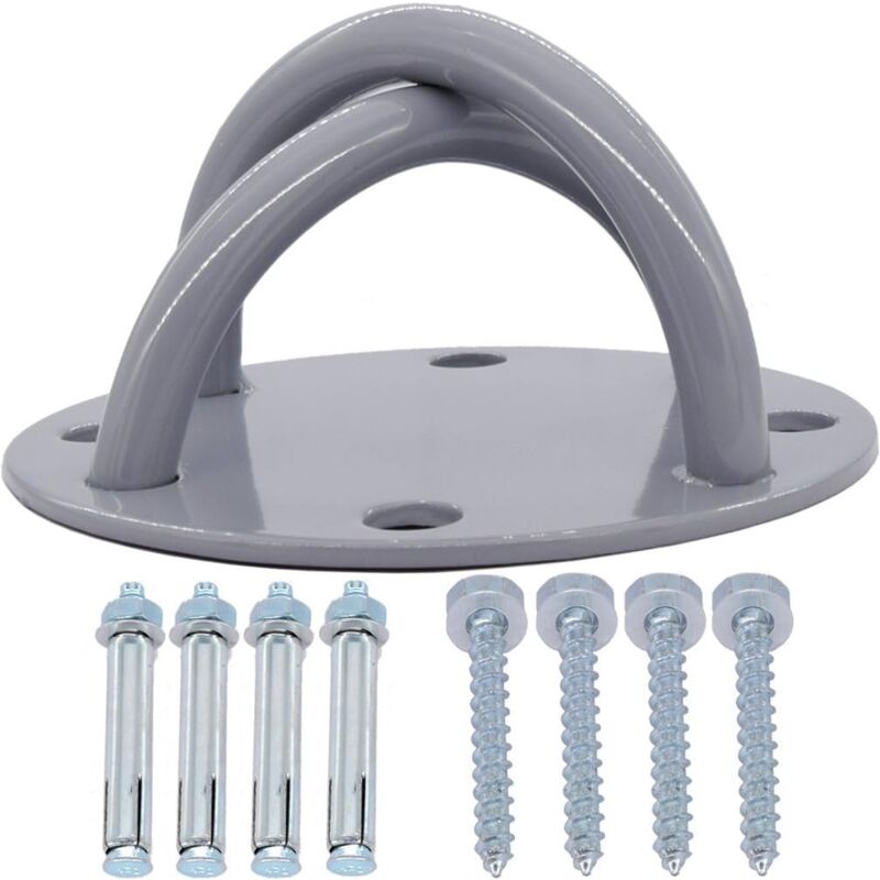 Murs/plafond mont fourchette pour gym & home suspension sangles ancrer anneaux olympiques fitness training yoga swing bataille cordes bande de