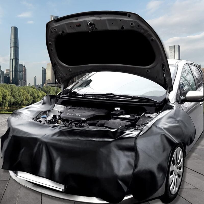 Ccykxa - Noir)3 Pièce Automobile Couverture Magnétique étanche avec Crochets Mécanicien Tapis de Protection Carrosserie Aile Fender de Voiture Lot