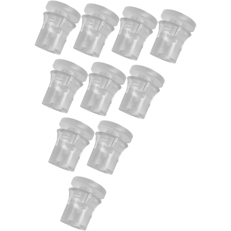 CCYKXA Pack of 10 Invisible Transparent Spacers for Wall Mounting, Indoor/Outdoor Advertising Support, Fixing Screws for Signs, Shop, Office,