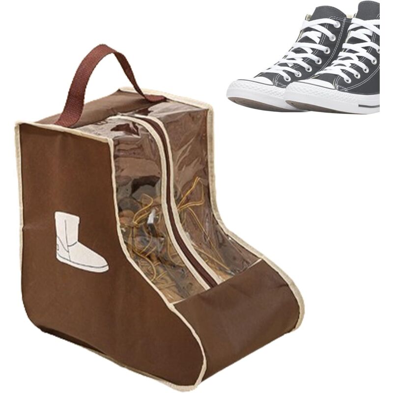 CCYKXA Pairs Hunting Boot Storage Bags, 28 Riding Boot Carrier Bags, Dustproof, Large Handle Shoe Organizer for Wardrobe