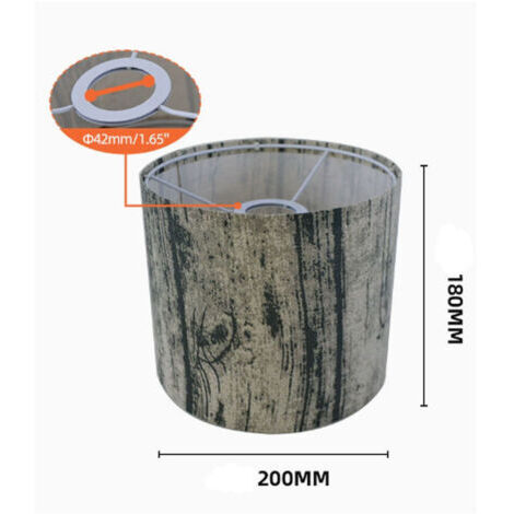 CCYKXA Paralume da tavolo robusto e semplice, paralume di ricambio decorativo per uso domestico, 20×18 cm
