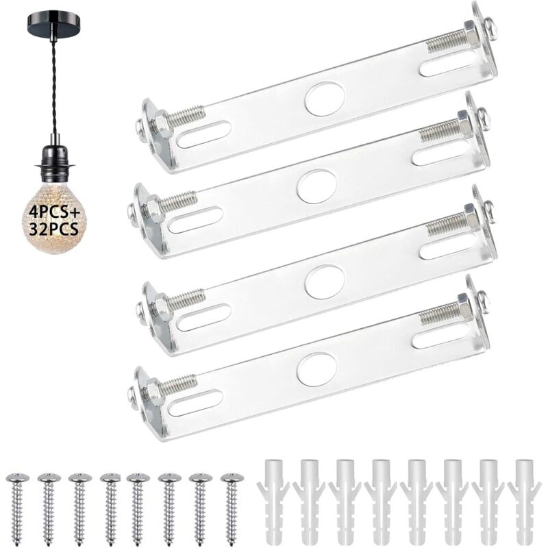CCYKXA Pieces 90mm Ceiling Light Bracket for Home Office - Suspension Plate