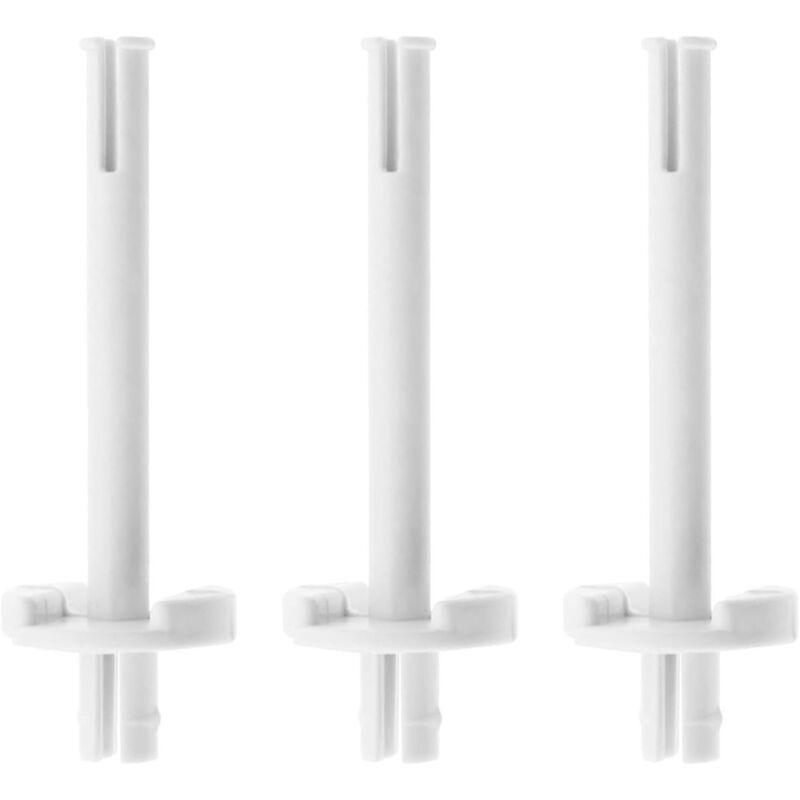 CCYKXA Pieces Bobbin Pins for Sewing Machine, White Plastic Bobbin Holder, 6 cm, Shuttle Frame Accessories, Replacement Parts for Sewing Machines