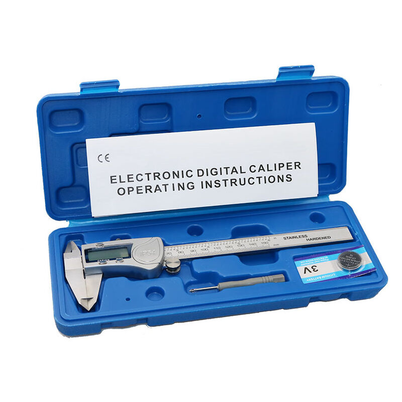 Ccykxa - Pied à coulisse numérique étanche IP54 150 mm / 6 pouces avec corps en acier inoxydable Conversion de inch/mm pour mesure professionnel