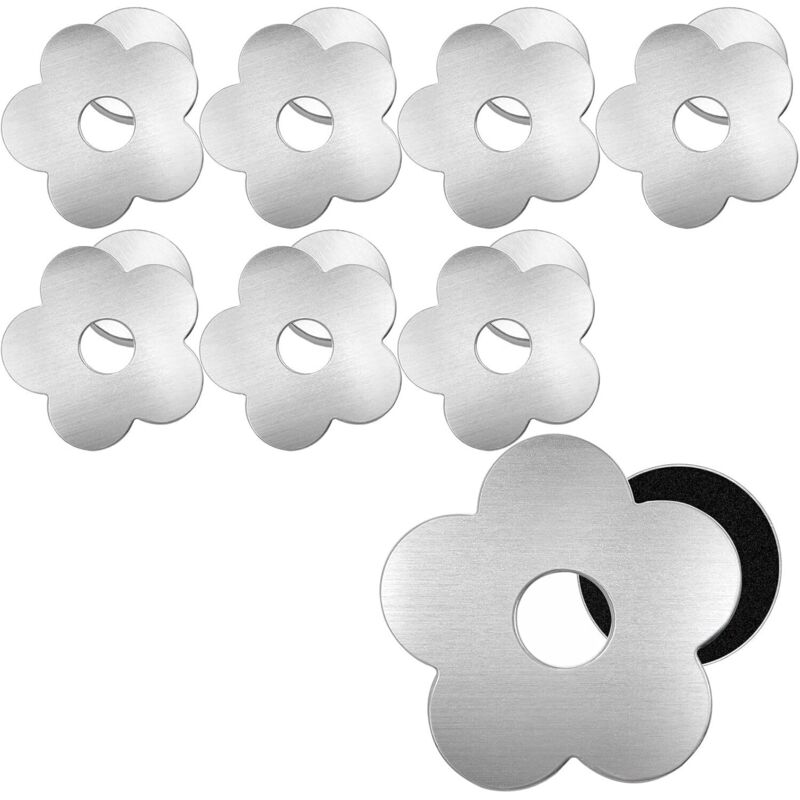 CCYKXA Poids magnétiques pour nappes d'extérieur, poids en acier inoxydable, pinces à nappes pour camping, mariages, jardins, pique-niques (motif
