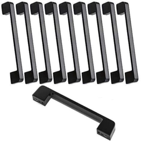 Ccykxa – Poignée de meuble 10pcs entraxe 160mm – Alliage de zinc – Pour meubles modernes – Dimensions 168x12x23mm – Vis incluses - 160mm-poign