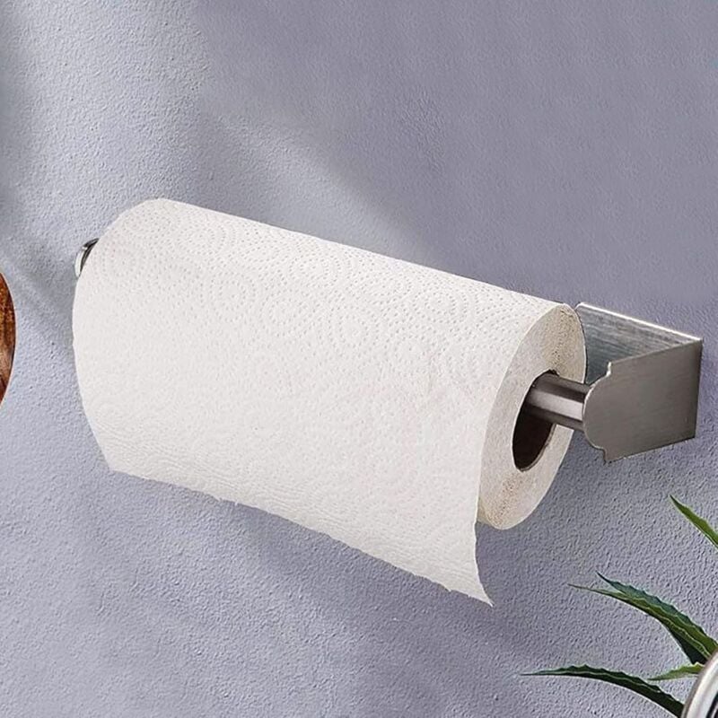 Ccykxa - Porte Essuie Tout, Rouleau De Papier sans Perçage Porte, Porte Essuie Tout Auto, Porte Sopalin sans Percage, Porte Rouleau Papier Cuisine,